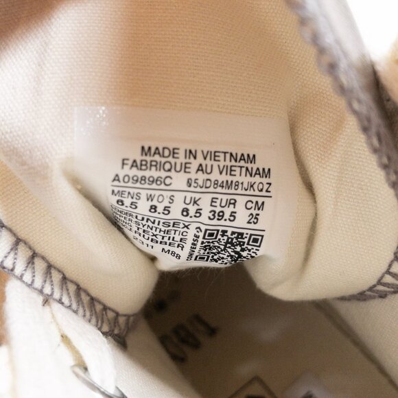 Converse Chuck 70 De Luxe Heel Metallic Silver 8.5 - Picture 14 of 16